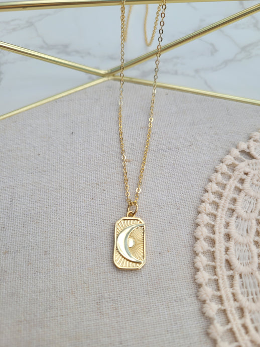 Moon & Sun Pendant necklace
