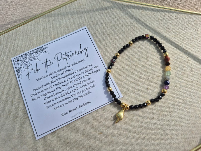 F*ck the Patriarchy bracelet