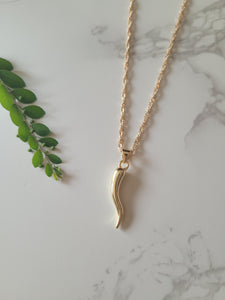 Italian Horn Necklace