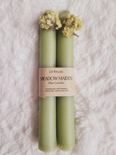 Load image into Gallery viewer, Meadow Maiden - Beeswax Alter Candle 6.5in.