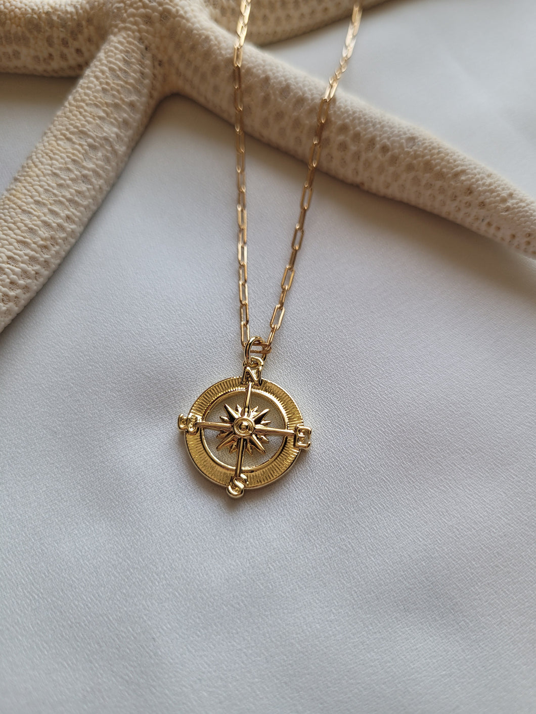 Nautical Compass - 18k Gold-Filled