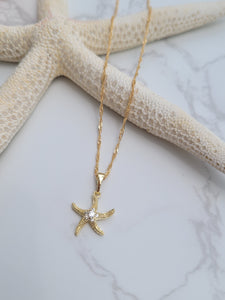 Dainty Starfish Necklace