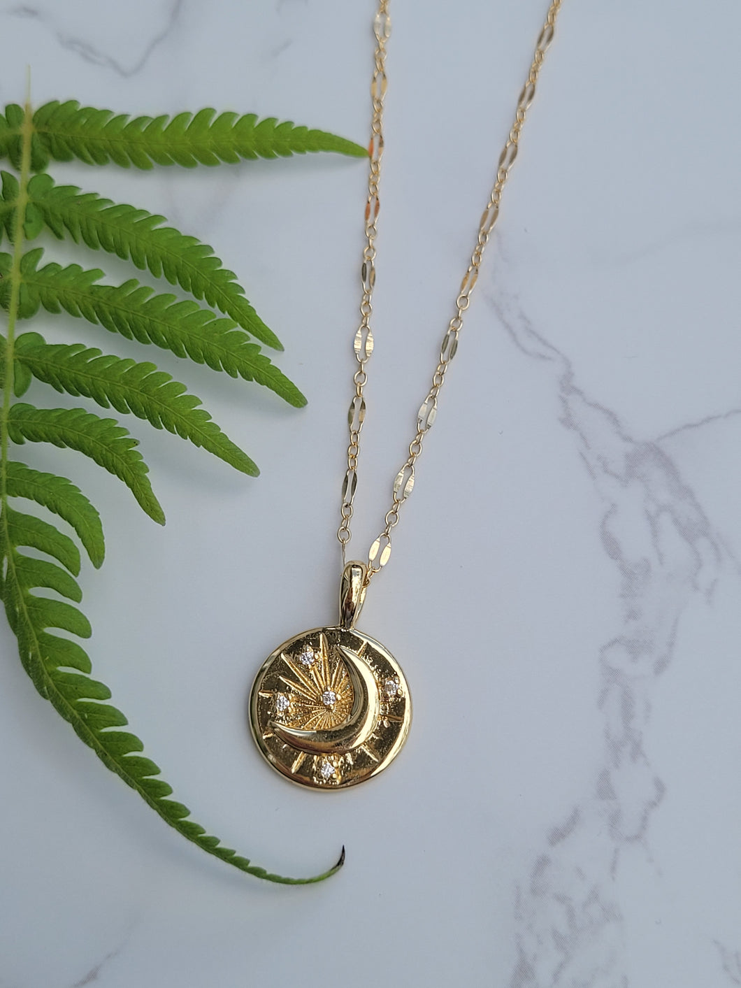 Moon, Stars & Sun Necklace